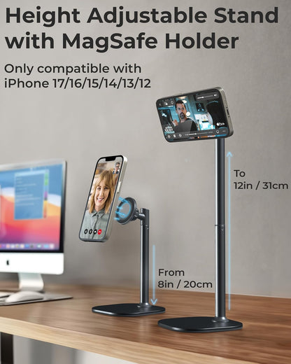 Magstand Adjustable Phone Stand For Desk Foldable Magnetic Iphone Holder