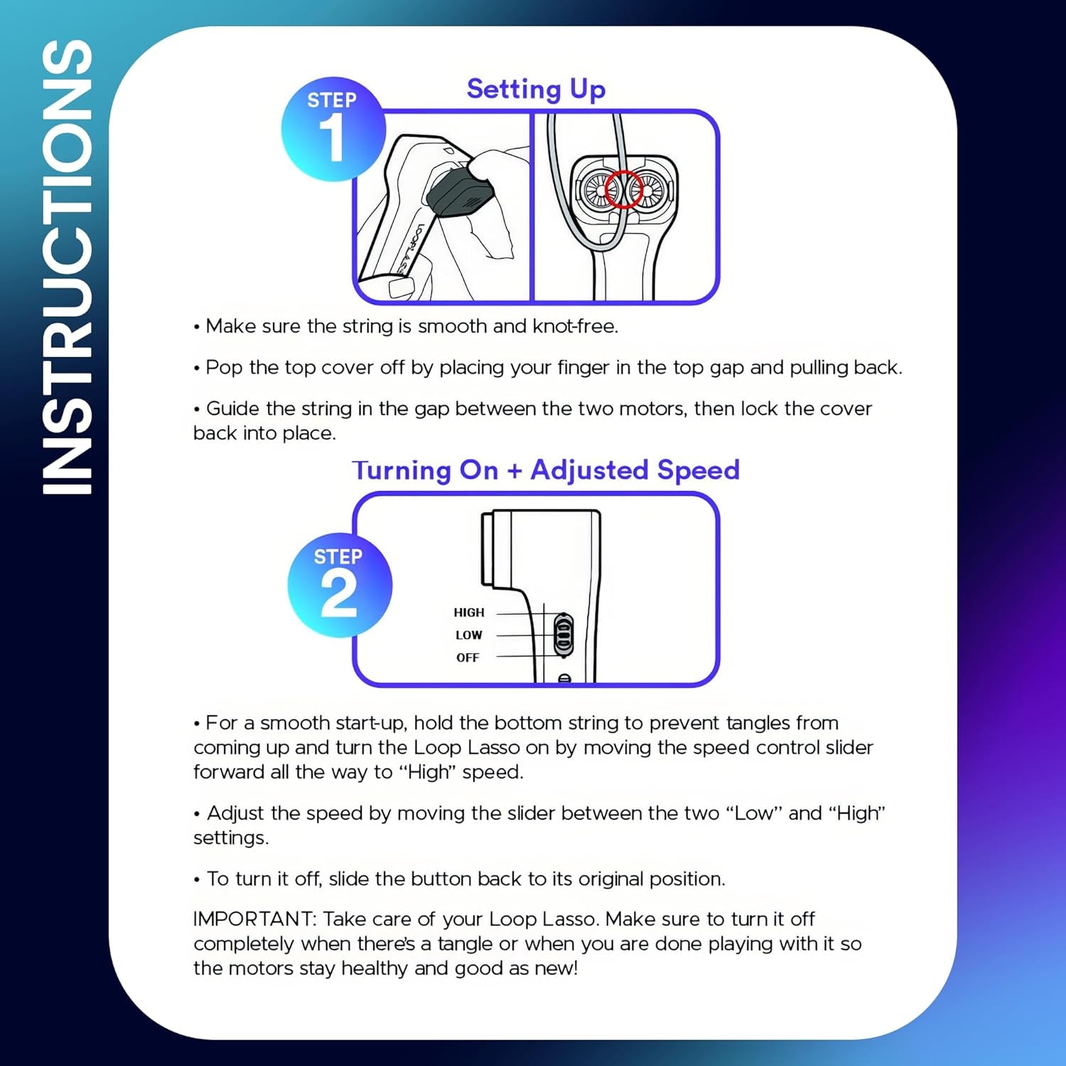 NANO Glow in the Dark Rave Toys with Built-In UV Blacklight - Interactive Rope Launcher STEM Toy - Viral Flow and String Shooter Toy for Kids and Adults